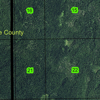 Wildcat Swamp T18S R6.5E Township Map Preview 2