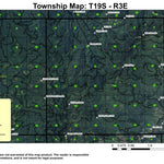 Sinker Mountain T19S R3E Township Map Preview 1