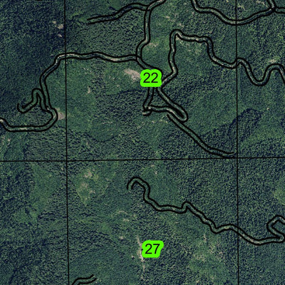 Sinker Mountain T19S R3E Township Map Preview 3