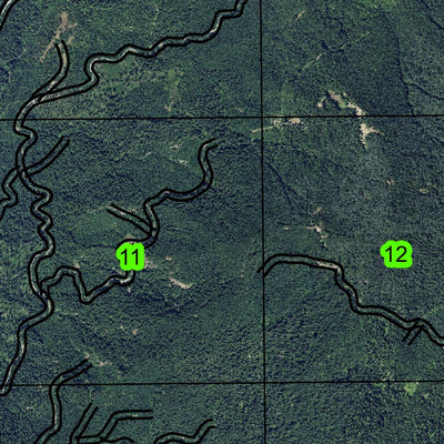 Lookout Mountain T15S R6E Township Map Preview 3