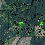 Lookout Point Lake T19S R1E Township Map Preview 3