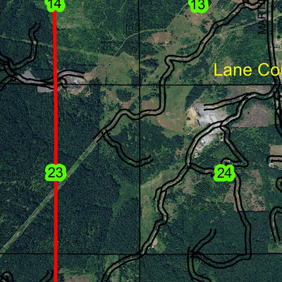 Wards Butte T21S R4W Township Map Preview 2