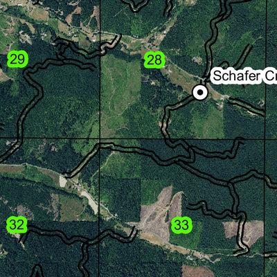 Wards Butte T21S R4W Township Map Preview 3