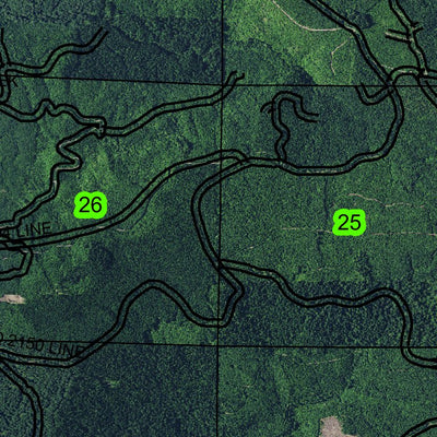 Marcola T16S R1W Township Map Preview 3