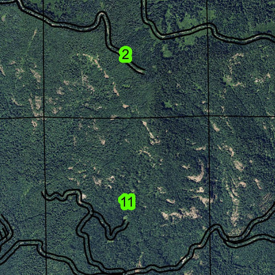 McKenzie Bridge T16S R5E Township Map Preview 3
