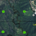 Oakridge T21S R3E Township Map Preview 3