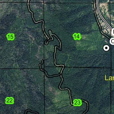 Oakridge T21S R3E Township Map Preview 3