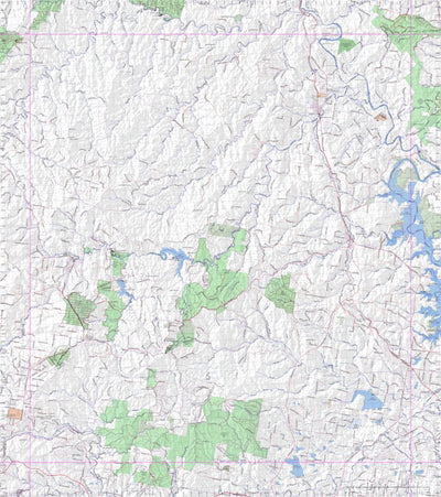 Getlost Map 9343 ESK Topographic Map V14b 1:75,000 Preview 1