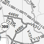 Motor Vehicle Use Map, MVUM, Calcasieu District (West), Kisatchie National Forest 2 Preview 3
