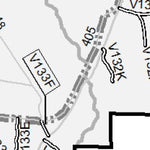 Motor Vehicle Use Map, MVUM, Calcasieu District (West), Kisatchie National Forest 8 Preview 3
