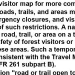 Motor Vehicle Use Map, MVUM, Calcasieu District (East), Kisatchie National Forest 0 Preview 3
