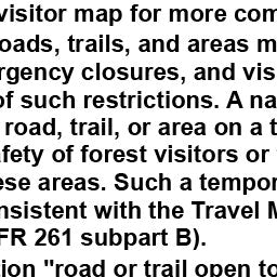 Motor Vehicle Use Map, MVUM, Calcasieu District (East), Kisatchie National Forest 0 Preview 3