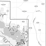 Motor Vehicle Use Map, MVUM, Caney District, Kisatchie National Forest 2 Preview 1
