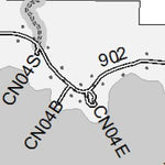 Motor Vehicle Use Map, MVUM, Caney District, Kisatchie National Forest 2 Preview 3