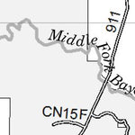 Motor Vehicle Use Map, MVUM, Caney District, Kisatchie National Forest 10 Preview 3