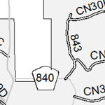 Motor Vehicle Use Map, MVUM, Caney District, Kisatchie National Forest 5 Preview 3