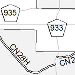 Motor Vehicle Use Map, MVUM, Caney District, Kisatchie National Forest 6 Preview 3