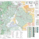 Central Oregon Cascades Recreation Map Bundle Preview 2