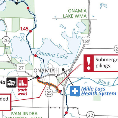 Rum River State Water Trail - Map 1 Mille Lacs Lake to Milaca MNDNR Preview 3