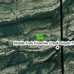 Saddle Camp T1S R11E Township Map Preview 2