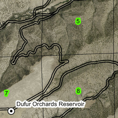 Dufur T1S R13E Township Map Preview 3