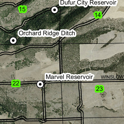 Friend T2S R12E Township Map Preview 2