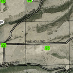 Mount Hood Flat T1S R12E Township Map Preview 2