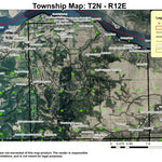 Wasco Butte T2N R12E Township Map Preview 1