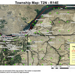 Fivemile Creek T2N R14E Township Map Preview 1