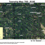 Beaver Butte T6S R10E Township Map Preview 1
