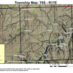 Kelsey Spring T6S R17E Township Map Preview 1