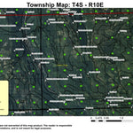 White River T4S R10E Township Map Preview 1