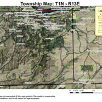 The Dalles T1N R13E Township Map Preview 1