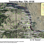 The Dalles T2N R13E Township Map Preview 1