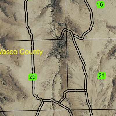 Cold Spring Canyon T6S R18E Township Map Preview 2