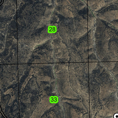Salt Creek T5S R14E Township Map Preview 3