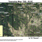 Rainbox Rock T6S R11E Township Map Preview 1