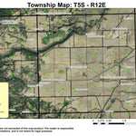 Wapinitia T5S R12E Township Map Preview 1