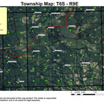 Mount Wilson T6S R9E Township Map Preview 1