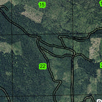 Mount Wilson T6S R9E Township Map Preview 3