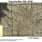 Shaniko T6S R16E Township Map Preview 1