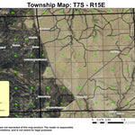 Shaniko Flats T7S R15E Township Map Preview 1