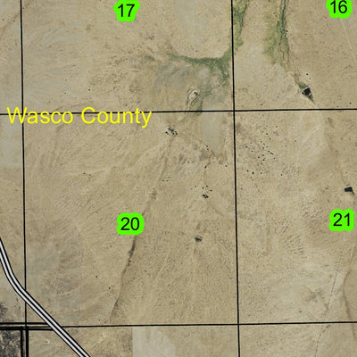 Shaniko Flats T7S R15E Township Map Preview 2