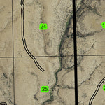 Shaniko Flats T7S R15E Township Map Preview 3
