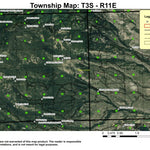 Gordon Butte T3S R11E Township Map Preview 1