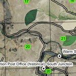 Warm Springs River T8S R14E Township Map Preview 2