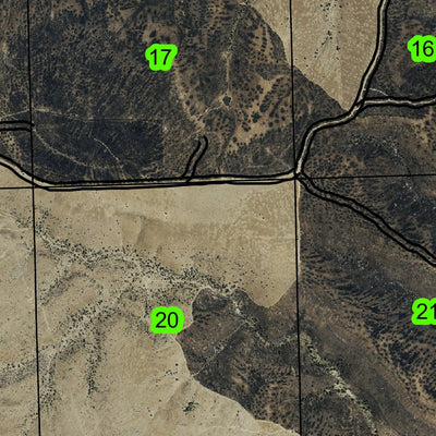 Chandler Canyon T6S R15E Township Map Preview 2