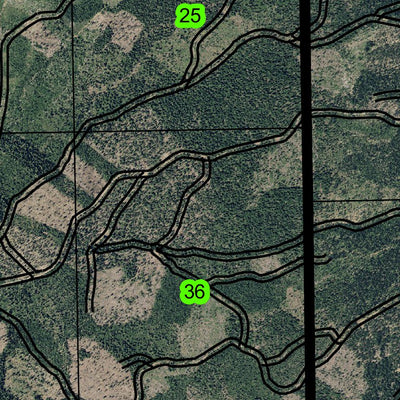 Sawmill Butte T8S R10E Township Map Preview 3