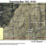 Cow Canyon T8S R15E Township Map Preview 1