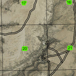 Cow Canyon T8S R15E Township Map Preview 2